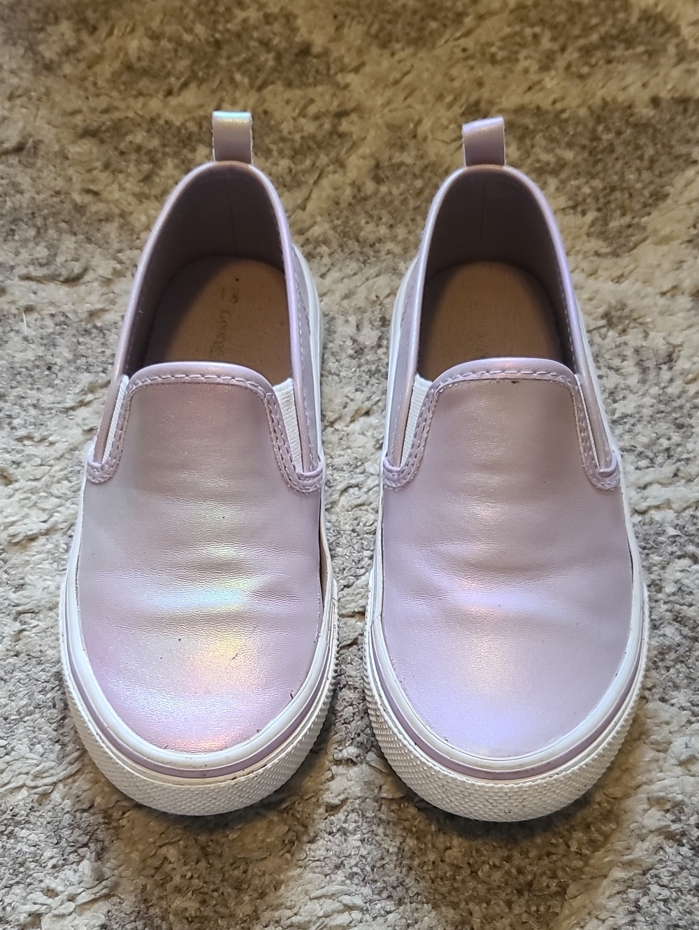 10 for $25 - George Girls Toddler 12 Pink-Purple Shiny Running Shoes